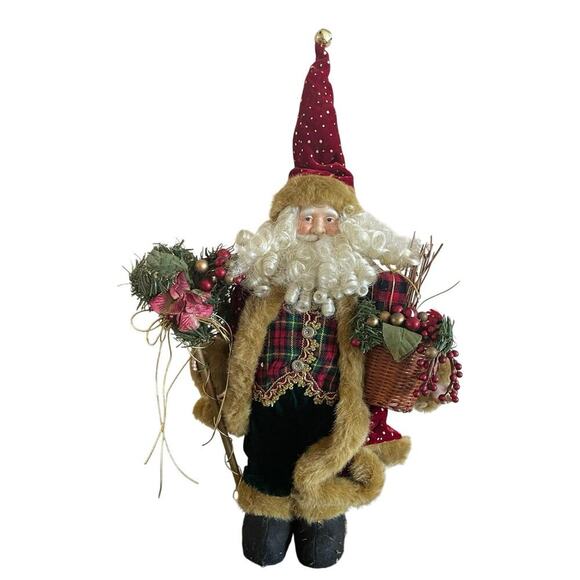 VTG Home Interiors & Gifts Santa Claus 18.5’ Holiday Decorations Christmas time - Picture 8 of 10